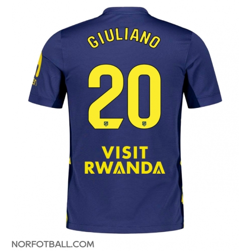 Billige Fotballdrakt Atletico Madrid Giuliano Simeone #20 Replika Bortedrakt 2025-26 Kortermet Billige Fotballdrakt Atletico Madrid Giuliano Simeone #20 Replika Bortedrakt 2025-26 Kortermet